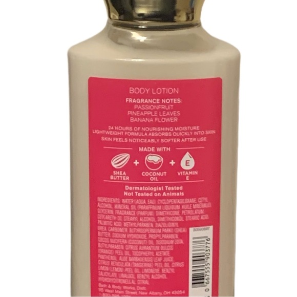 3 Bahamas Passionfruit & Banana Flower Lotion Bath & Body Works 8 fl.oz. - Picture 2 of 4